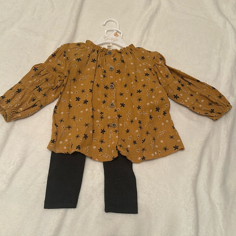 Jessica Simpson two piece floral set